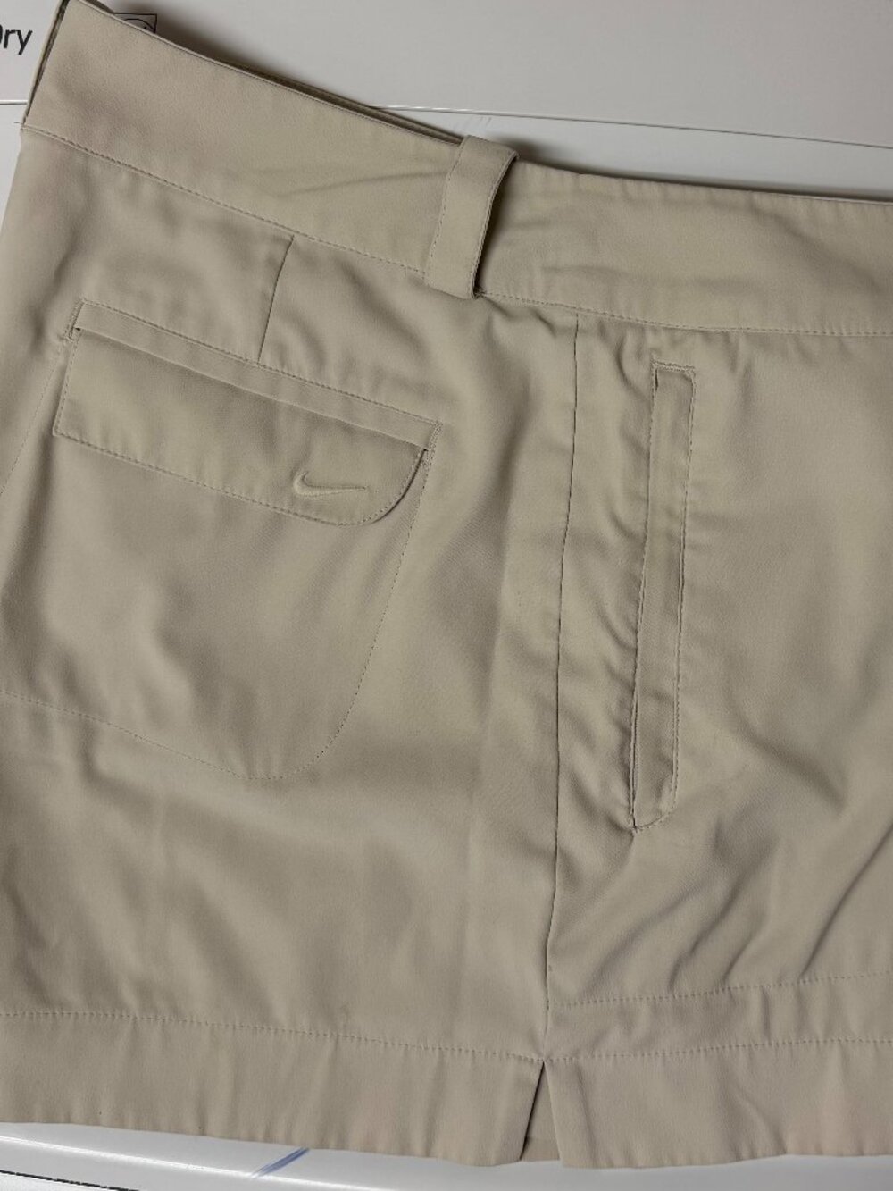 Nike Golf Tour Performance Dri-Fit Women Golf Short - Khaki - Size 8